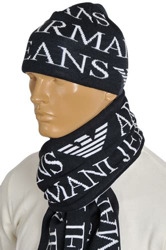 armani hat and scarf set.